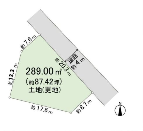 奈良市登美ヶ丘6丁目 区画図 奈良市登美ヶ丘6丁目 区画図