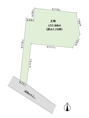 生駒市小平尾町 区画図 生駒市小平尾町 区画図