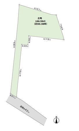 生駒市小平尾町 区画図 生駒市小平尾町 区画図