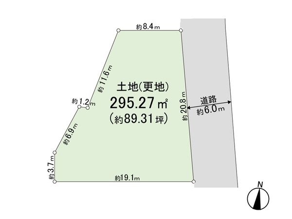 奈良市百楽園1丁目 区画図 奈良市百楽園1丁目 区画図