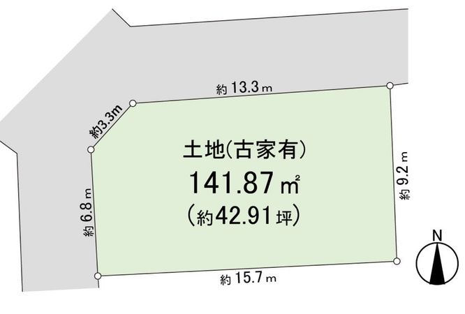 奈良市あやめ池南4丁目 区画図