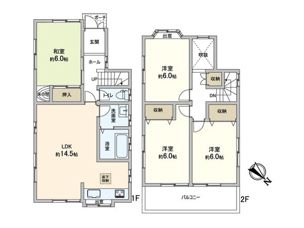 奈良市菅原町 間取図(平面図) 奈良市菅原町 間取図(平面図)