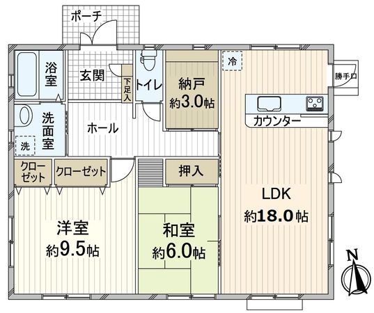 相楽郡精華町桜が丘4丁目 間取図(平面図) 相楽郡精華町桜が丘4丁目 間取図(平面図)