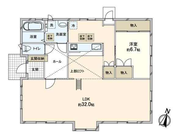 相楽郡精華町精華台1丁目 間取図(平面図) 相楽郡精華町精華台1丁目 間取図(平面図)