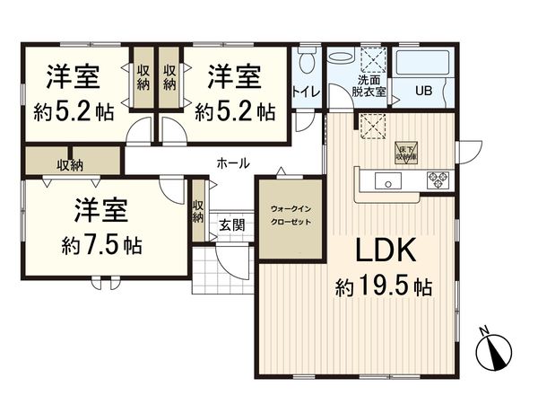 奈良市青山8丁目 間取図(平面図)