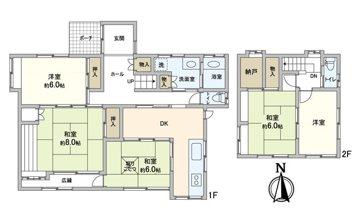 奈良市平松4丁目 間取図(平面図) 奈良市平松4丁目 間取図(平面図)
