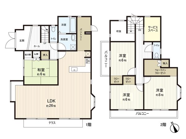 奈良市左京3丁目 間取図(平面図) 奈良市左京3丁目 間取図(平面図)