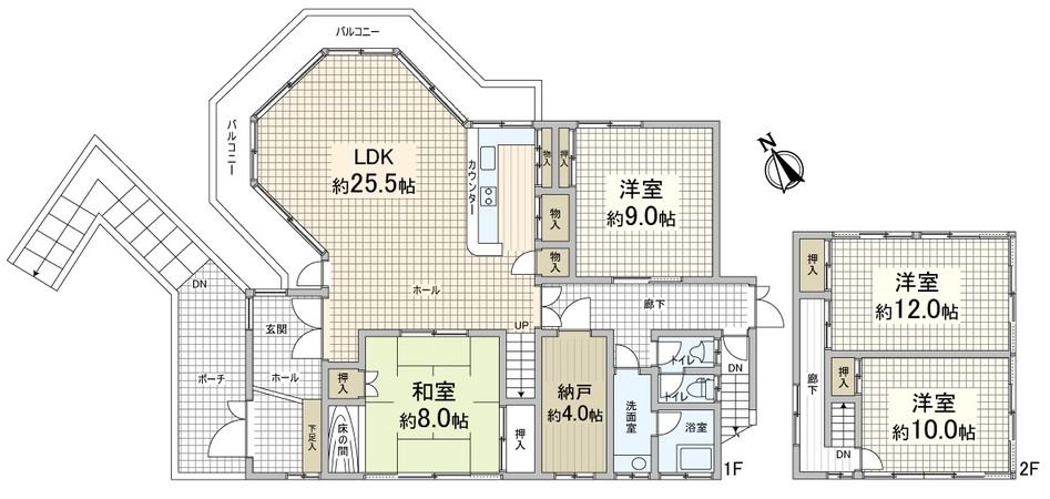 生駒市高山町 間取図(平面図)