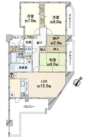 間取図(平面図)