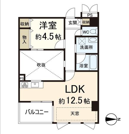 グレース新大宮 間取図(平面図) グレース新大宮 間取図(平面図)