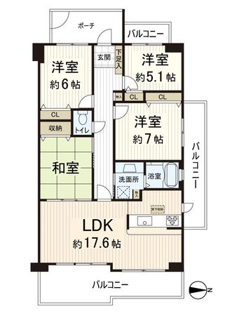間取図(平面図)