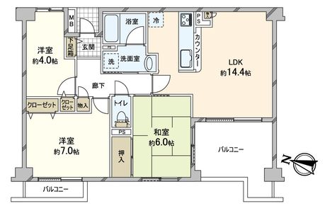 間取図(平面図)