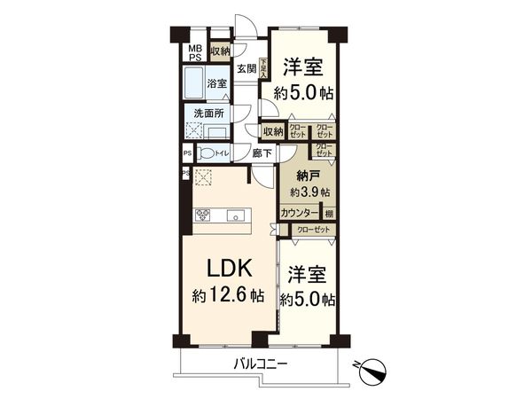 奈良日光ハイツ 間取図(平面図) 奈良日光ハイツ 間取図(平面図)