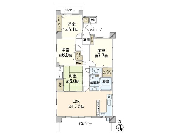 イングス奈良大安寺 間取図(平面図) イングス奈良大安寺 間取図(平面図)