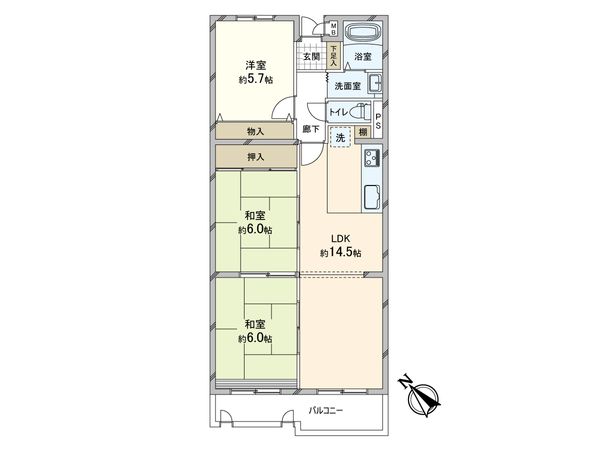 西大寺サンプラザ 間取図(平面図) 西大寺サンプラザ 間取図(平面図)