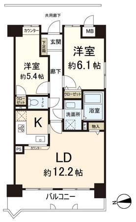 ローレルコート新大宮南 間取図(平面図) ローレルコート新大宮南 間取図(平面図)
