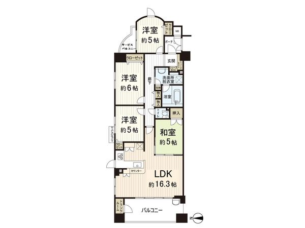 ラフィーナ新大宮 間取図(平面図)
