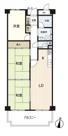 ローレルコート新大宮 間取図(平面図) ローレルコート新大宮 間取図(平面図)