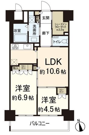 セントアージュ奈良 間取図(平面図) セントアージュ奈良 間取図(平面図)