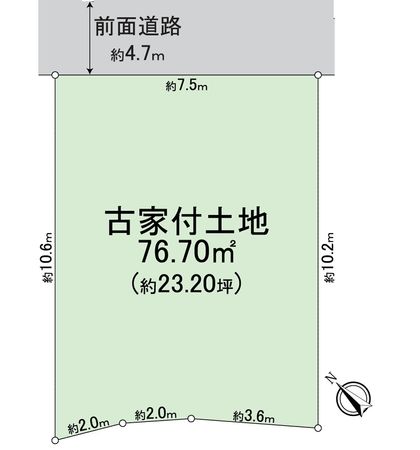 楠葉朝日1丁目 区画図