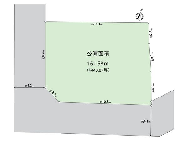 枚方市山之上北町 区画図 枚方市山之上北町 区画図