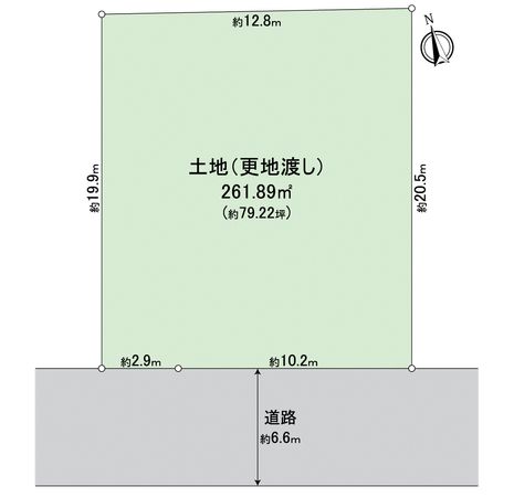 寝屋川市八幡台 区画図