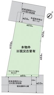 寝屋川市池田東町 区画図