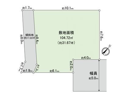 枚方市長尾元町3丁目 区画図