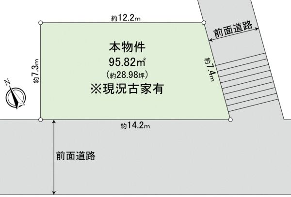 枚方市池之宮2丁目 区画図 枚方市池之宮2丁目 区画図