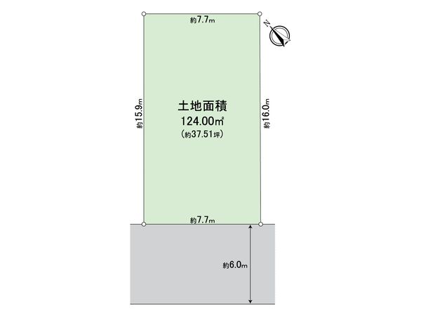 枚方市黄金野1丁目 A号地 区画図 枚方市黄金野1丁目 A号地 区画図