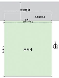 枚方市伊加賀寿町 区画図