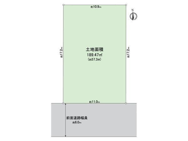 枚方市楠葉並木2丁目 区画図 枚方市楠葉並木2丁目 区画図