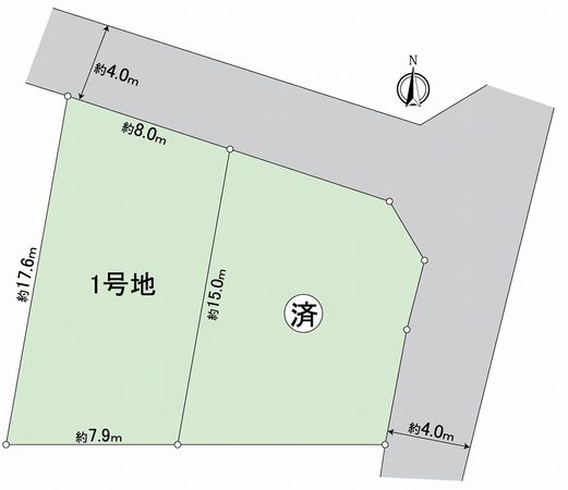 香里ケ丘4丁目 区画図