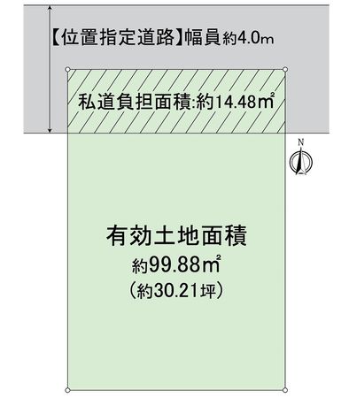 黄金野1丁目 区画図