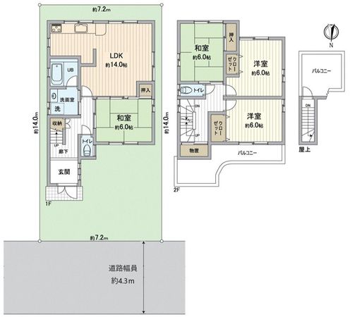 間取図(平面図)