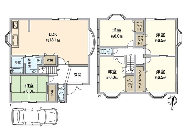 寝屋川市末広町 間取図(平面図)