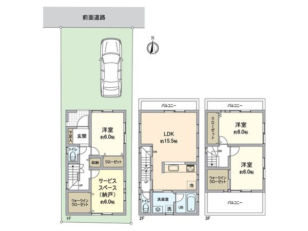 枚方市走谷2丁目 戸建 間取図(平面図) 間取図(平面図)