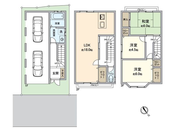 寝屋川市清水町 間取図(平面図)