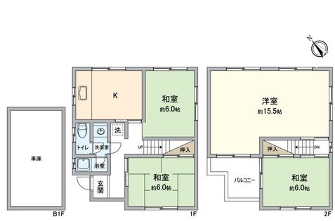 枚方市招提大谷3丁目 間取図(平面図)