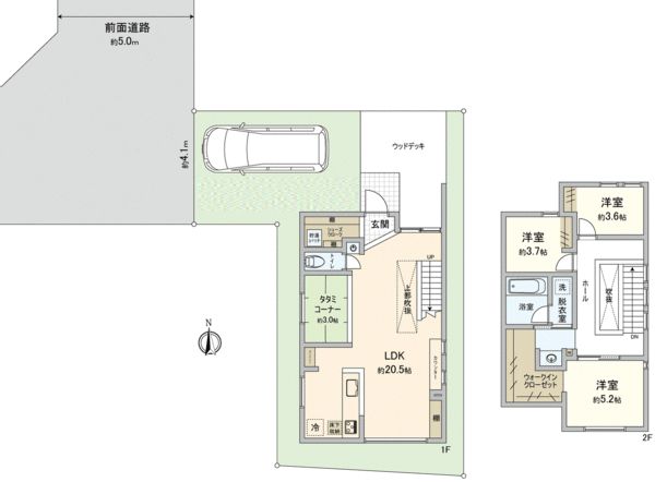 寝屋川市木屋町 間取図(平面図)