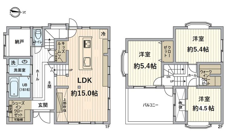 交野市星田8丁目 間取図(平面図)