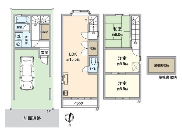 枚方市交北1丁目 間取図(平面図) 枚方市交北1丁目 間取図(平面図)