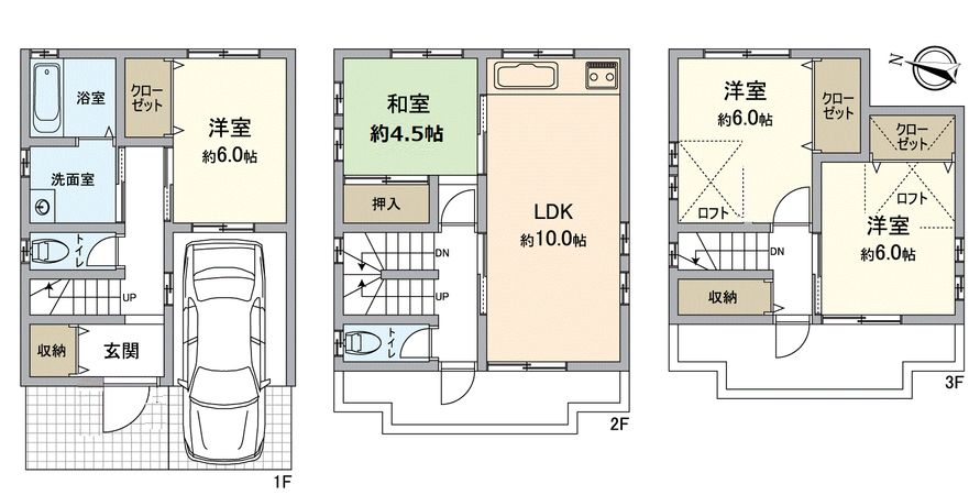 寝屋川市御幸東町 間取図(平面図)