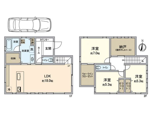 枚方市出口1丁目 間取図(平面図) 枚方市出口1丁目 間取図(平面図)