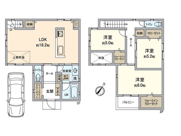 枚方市中宮東之町 間取図(平面図) 枚方市中宮東之町 間取図(平面図)
