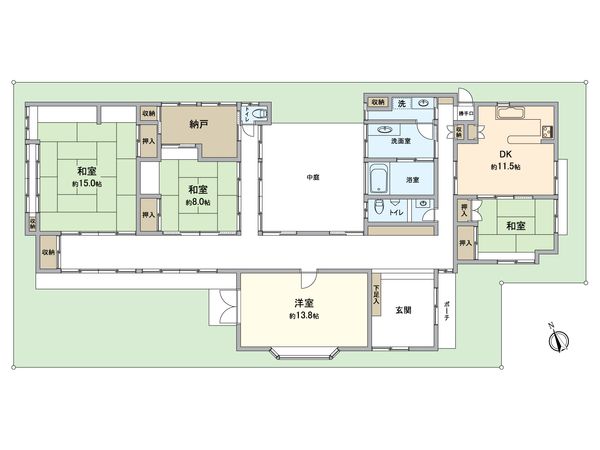 寝屋川市八幡台 間取図(平面図) 寝屋川市八幡台 間取図(平面図)