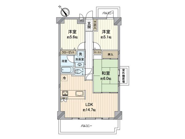 間取図(平面図)
