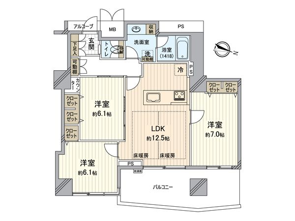 間取図(平面図)