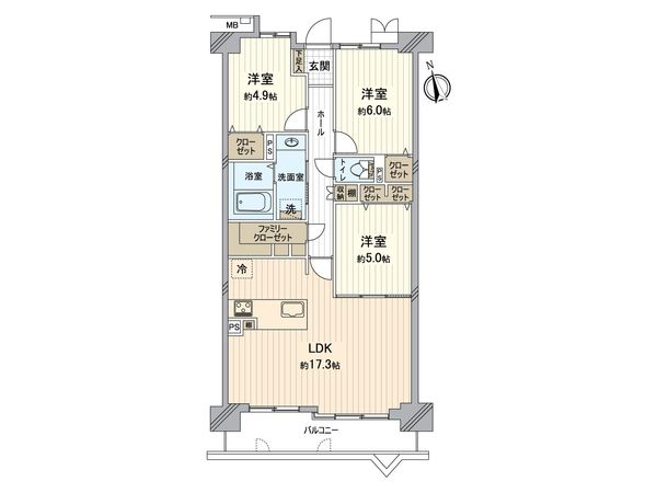 枚方長尾ガーデンハウス 間取図(平面図)