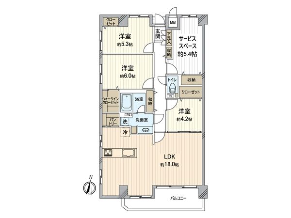 ファミール寝屋川パークサイド 間取図(平面図) ファミール寝屋川パークサイド 間取図(平面図)